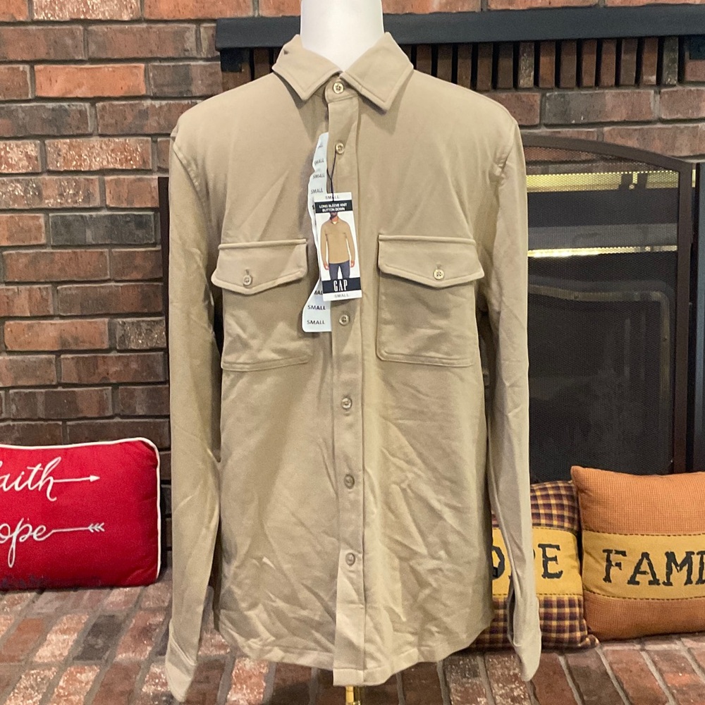 GAP Men's Beige Shirt Jacket